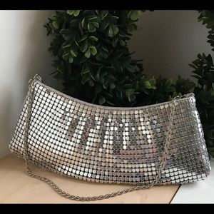 90’s silver mesh bag